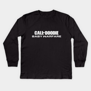 Call Of Doodie Kids Long Sleeve T-Shirt